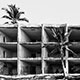 Abandoned hotel destroyed by earthquake, Mexico